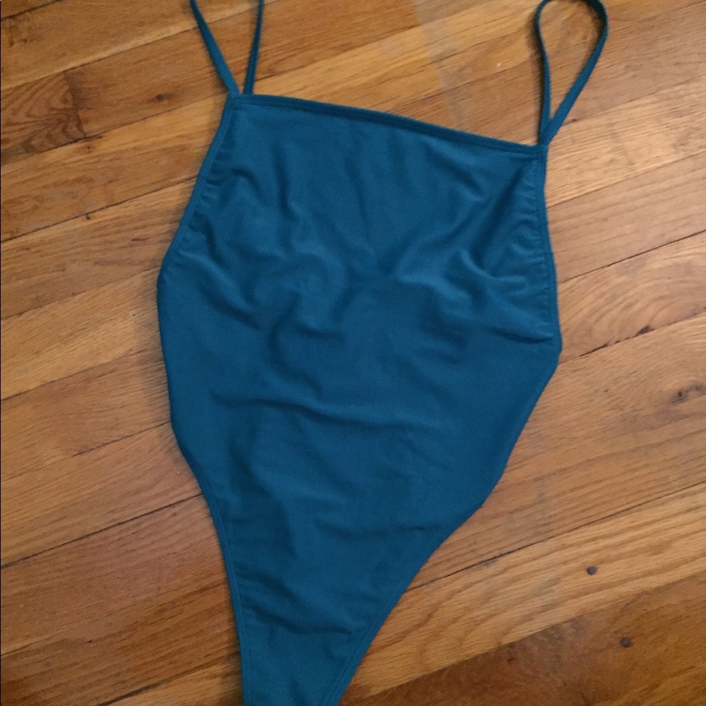Forever 21 Teal One Piece Swimsuit Size S